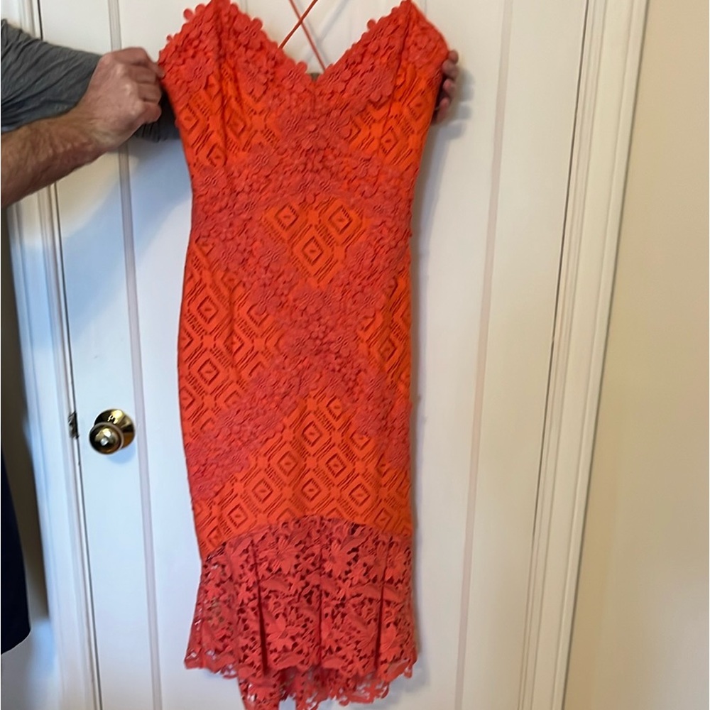 Nicole Miller Mango Lace Dress